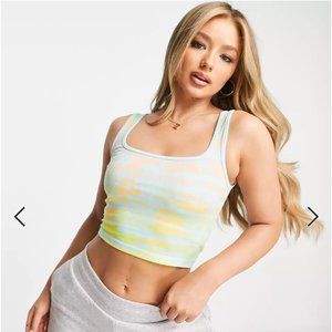 ASOS Puma tank top in blue tie dye